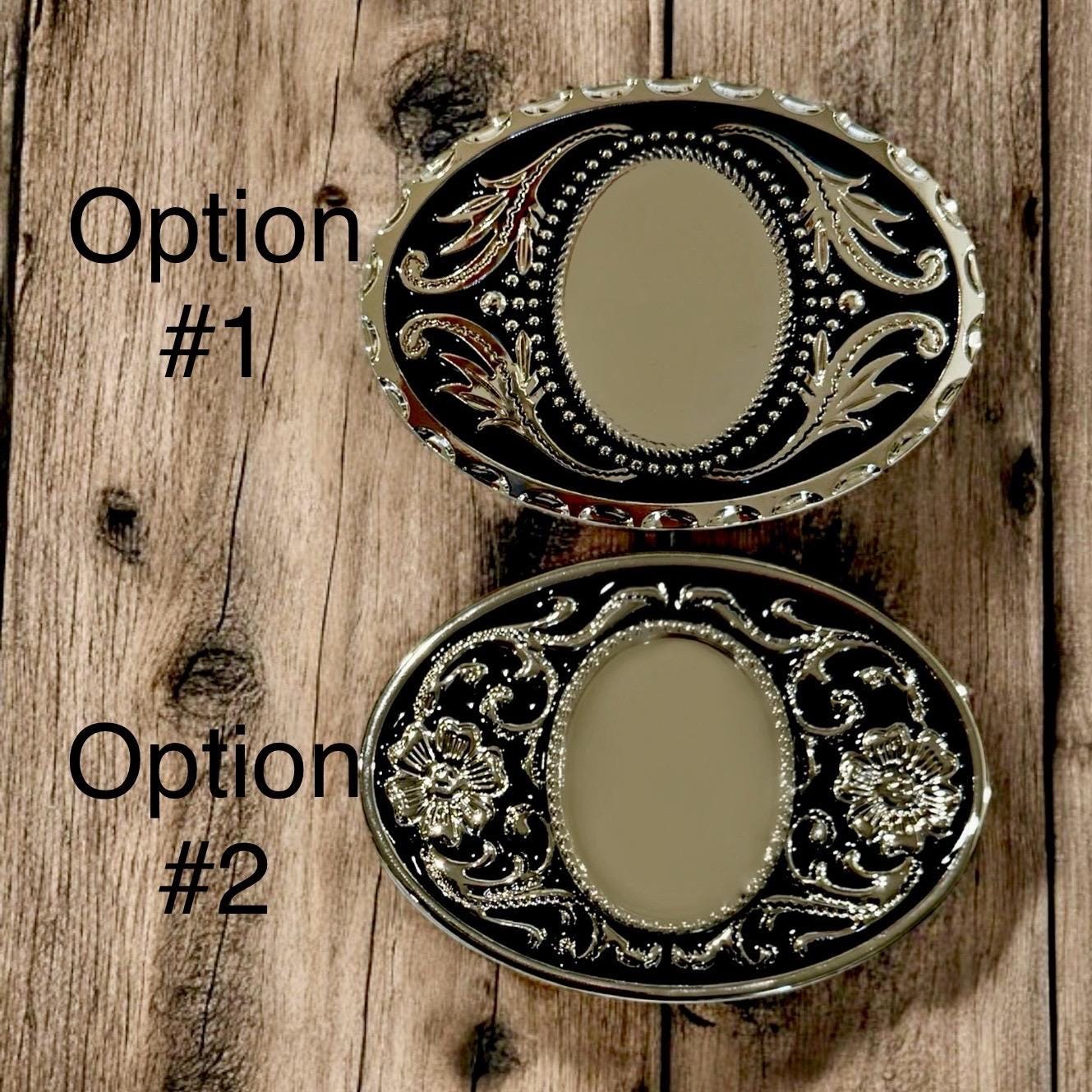 Blue Agate Stone Belt Buckle: Western Cowboy Fashion Gift - Etsy display picture 1