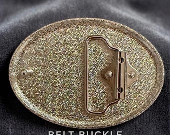 ベルトバックル カウボーイアクセサリー ラクーンカボション付き