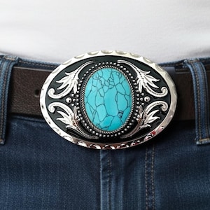 Vintage Green Cats Eye Rhinestone Oval Belt Buckle Silver Tone Western Boho Rhinestone Crystal Oval Belt Buckle Antique Silver Full  main image 4