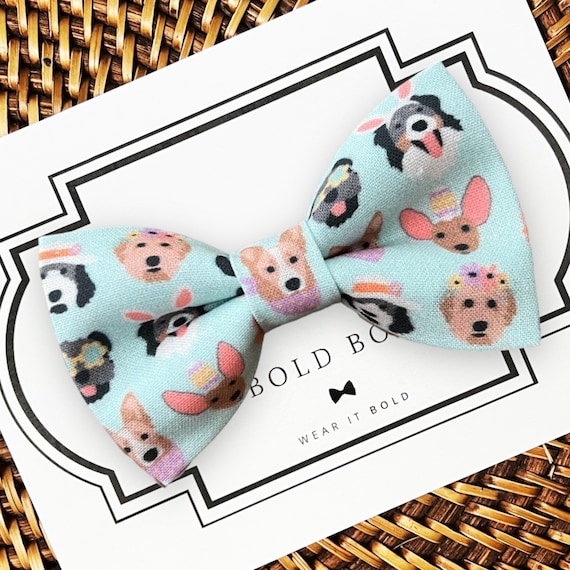 Easter Dog Bow Tie, Easter Bow Tie for Dogs, Cats, Pets, Bowtie, Spring Bow Tie, Dog Lover Gift, Dog Accessories, Dog Gift