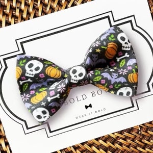 Halloween Dog Bow Tie & Cat Bow Tie, Fall Dog Bowtie for Dog Collar, Halloween Bow Tie, Bow Ties, Fall Dog Bow Tie, Collar Bow Tie, Bowtie