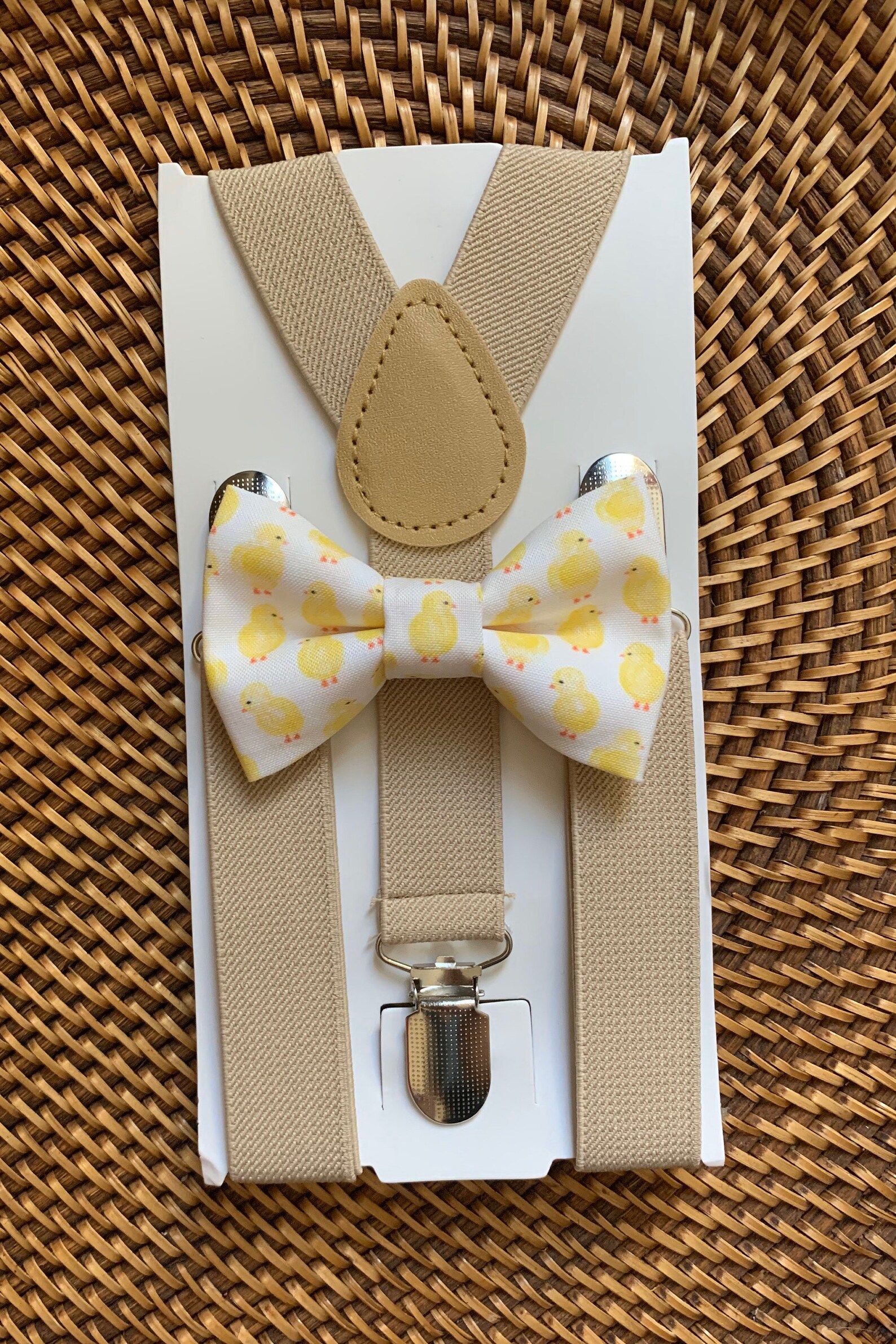 Easter Bow Tie Bow Tie With Chicks Easter Outfit for Boys Etsy