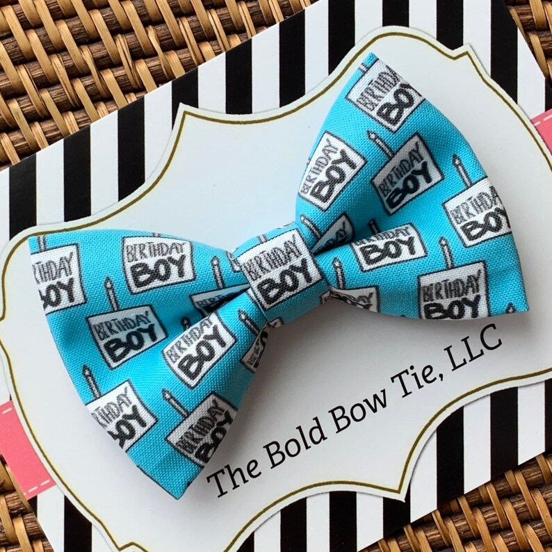 Birthday Dog Bow Tie Birthday Bow Tie for Dogs Cats Pets Etsy