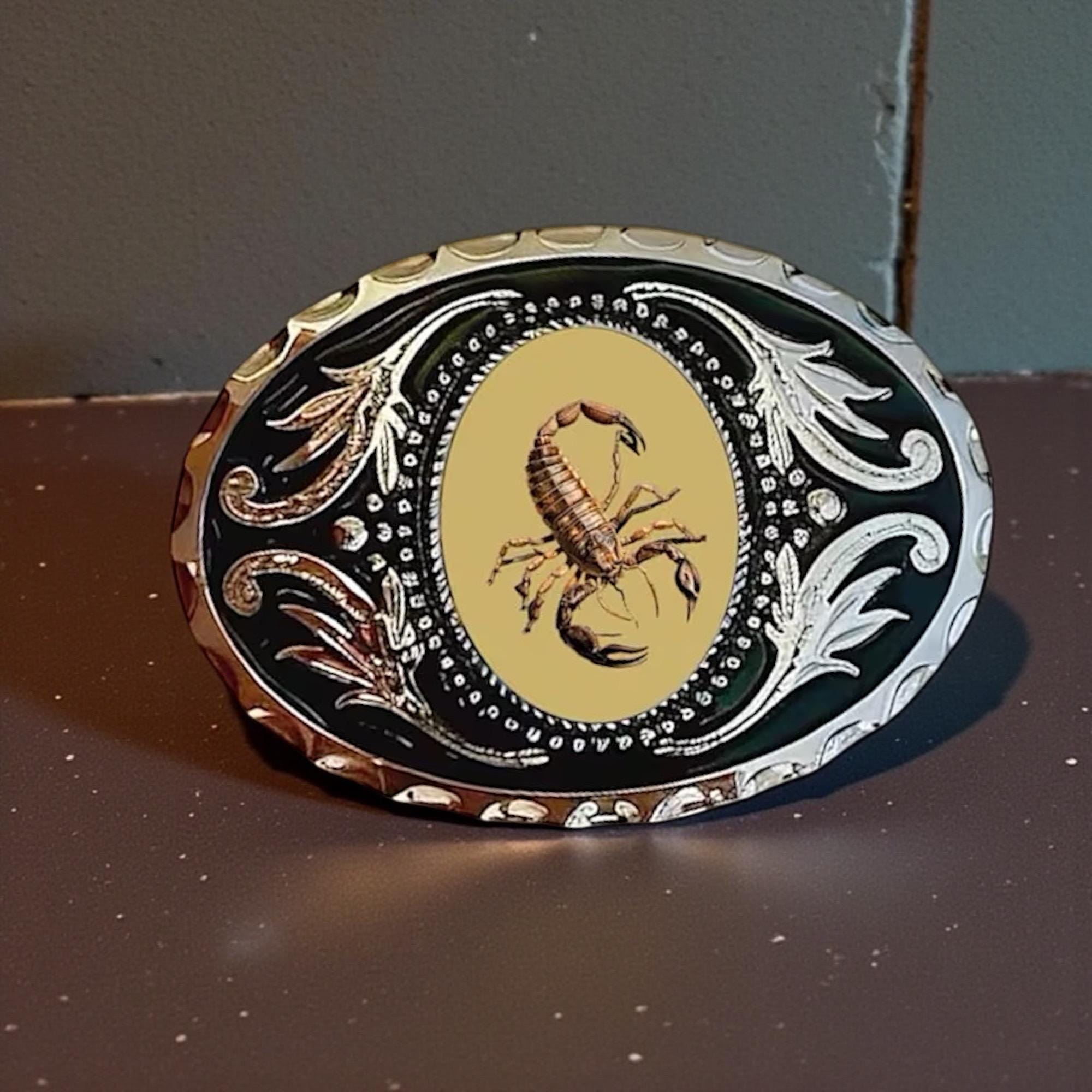 小物 rare LGB Real Scorpion Belt Buckle Real Scorpion Belt Buckle