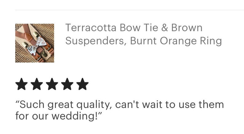 Terracotta Bow Tie & Brown Suspenders, Burnt Orange Ring Bearer Gift,Autumn Boho Wedding, Fall Wedding, Ring Bearer Outfit, Bow Ties for Men image 5