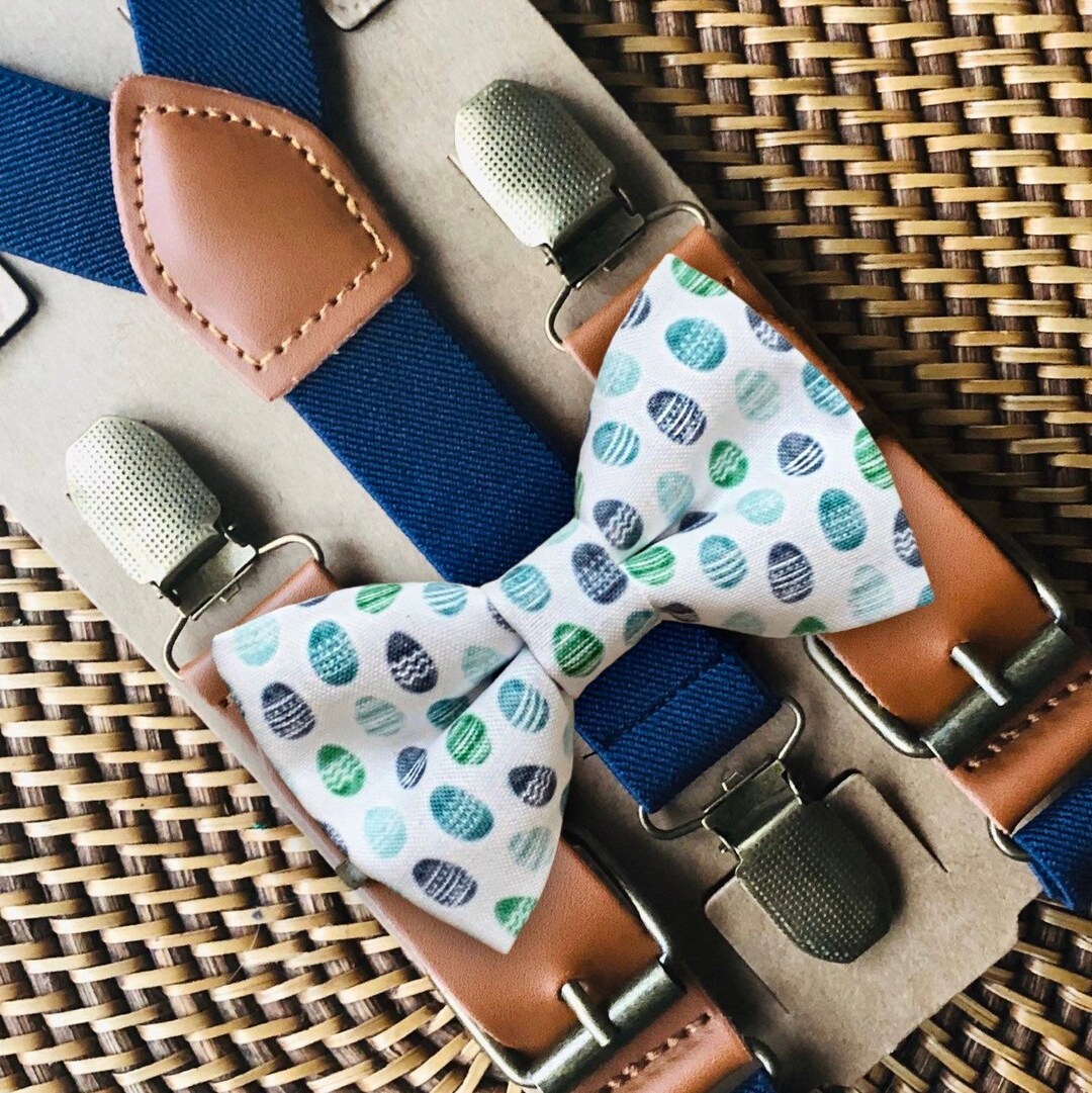 easter bow tie and suspenders