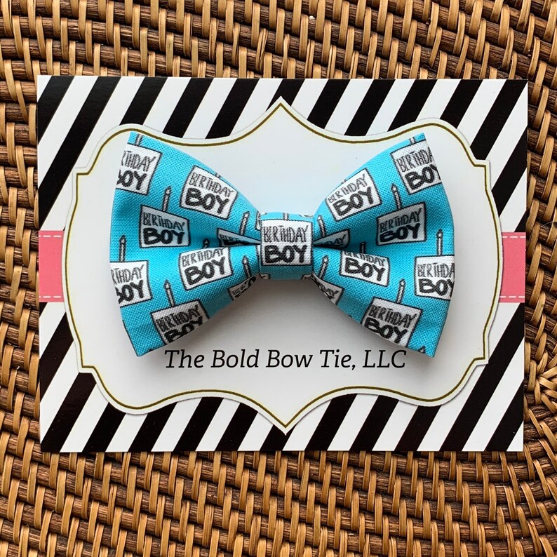Birthday Dog Bow Tie Birthday Bow Tie for Dogs Cats Pets Etsy