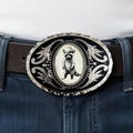 Belt Buckle Cowboy Accessory with Raccoon, Western Belt Buckle for Western Fashion, Custom Belt Buckle Gifts for Him Anniversary Gift