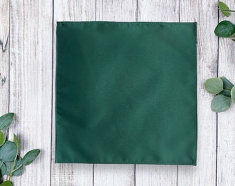 Emerald Pocket Square, Emerald Green Pocket Squares Wedding Handkerchief for Groom and Groomsmen, Mens Handkerchief, Wedding Accessories