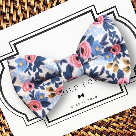 Rifle Paper Co Dog Bow Tie, Floral Bow Tie for Dogs, Cats, Pets, Bowtie, Bow Ties, Boy Dog Bow Tie, Dog Accessories, Dog Birthday Gift
