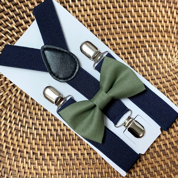 Olive green and blue outfit sale