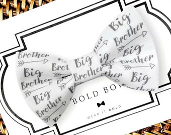 Big Brother Dog Bow Tie, Dog Bowtie, Dog Accessories, New Baby Birth Announcement, Dog Gifts, Dog Clothes, New Parent Gifts for Dog Lovers