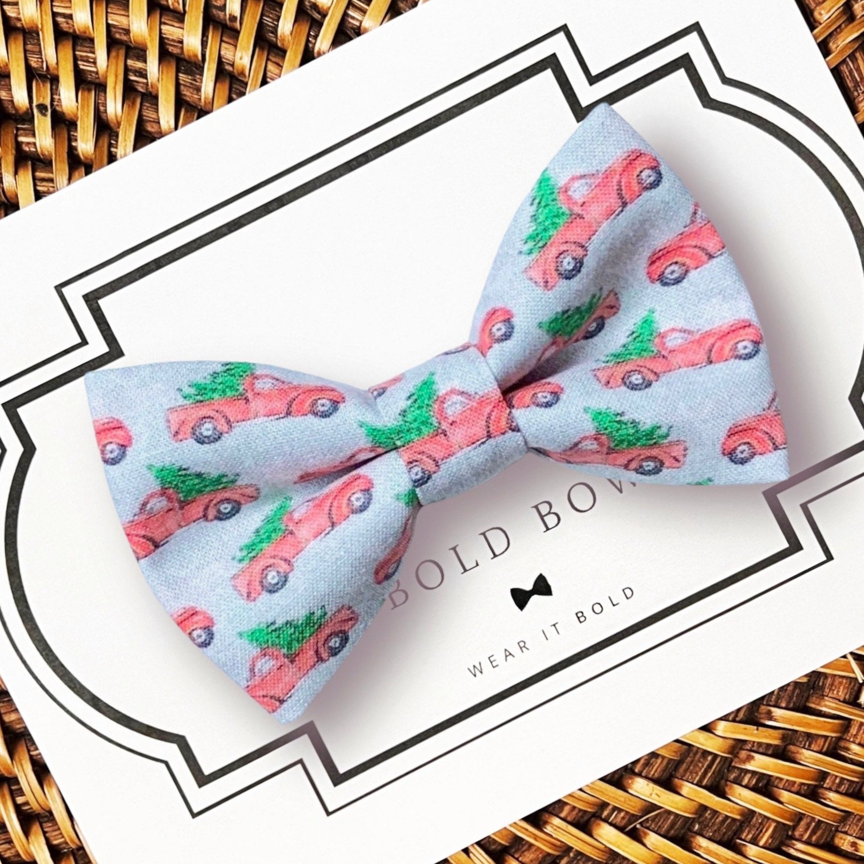 Dog christmas bow tie sales