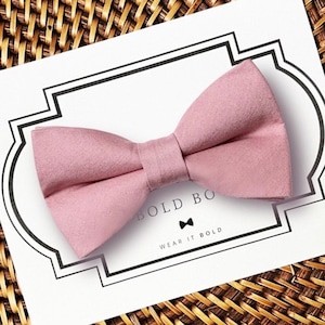 Pajarita para perro en color rosa empolvado, pajarita rosa malva para perros, gatos, mascotas, pajarita, pajaritas, pajarita para perro, accesorios para perros, pajarita para boda para perro