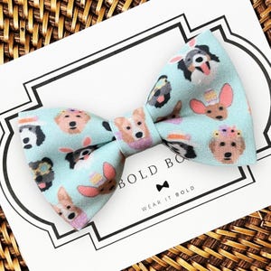 Easter Dog Bow Tie, Easter Bow Tie for Dogs, Cats, Pets, Bowtie, Spring Bow Tie, Dog Lover Gift, Dog Accessories, Dog Gift