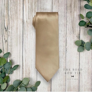 Champagne necktie, Champagne Bow Tie, Wedding Champagne Tie, Mens Neckties Champagne Bowtie, Groomsmen, Mens Ties, Bowties, Neckties for Men