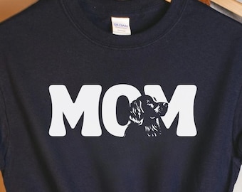 Dog Mom T-Shirt | Perfect Gift for Dog Lovers | Labrador Dog Mom Soft Cotton Tee mother's day