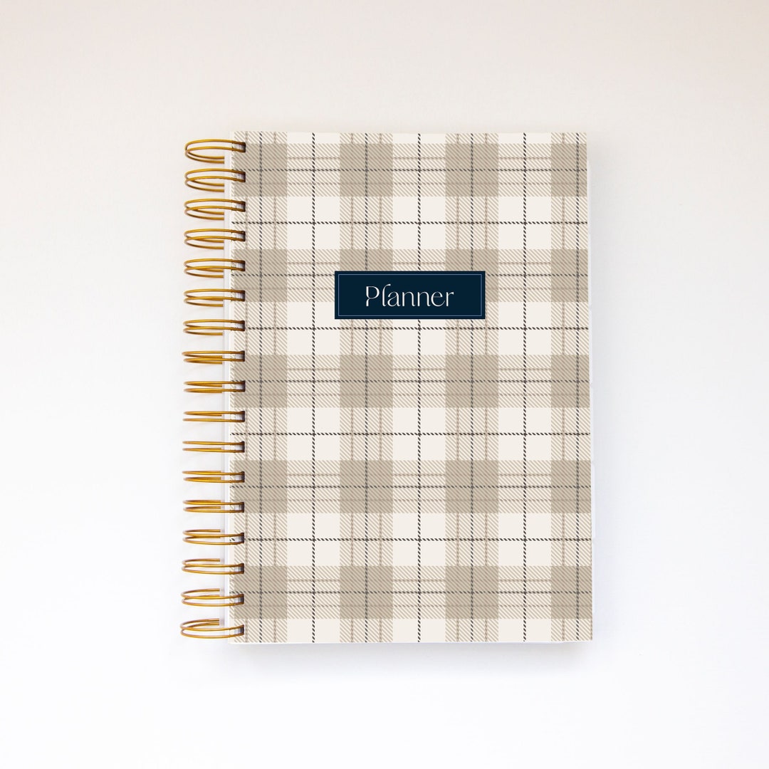 Planner Functional One Year Calendar Weekly Planning Monthly Schedule
