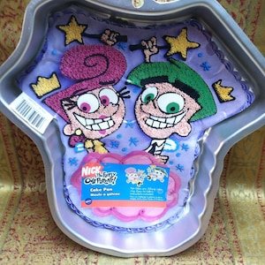 New Wilton Nick The Fairly Odd Parents Cake Pan.  Discontinued by Wilton.