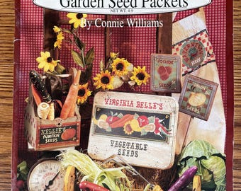 Garden Seed Packets Tole and Decorative Painting Book by Connie Williams (#351)
