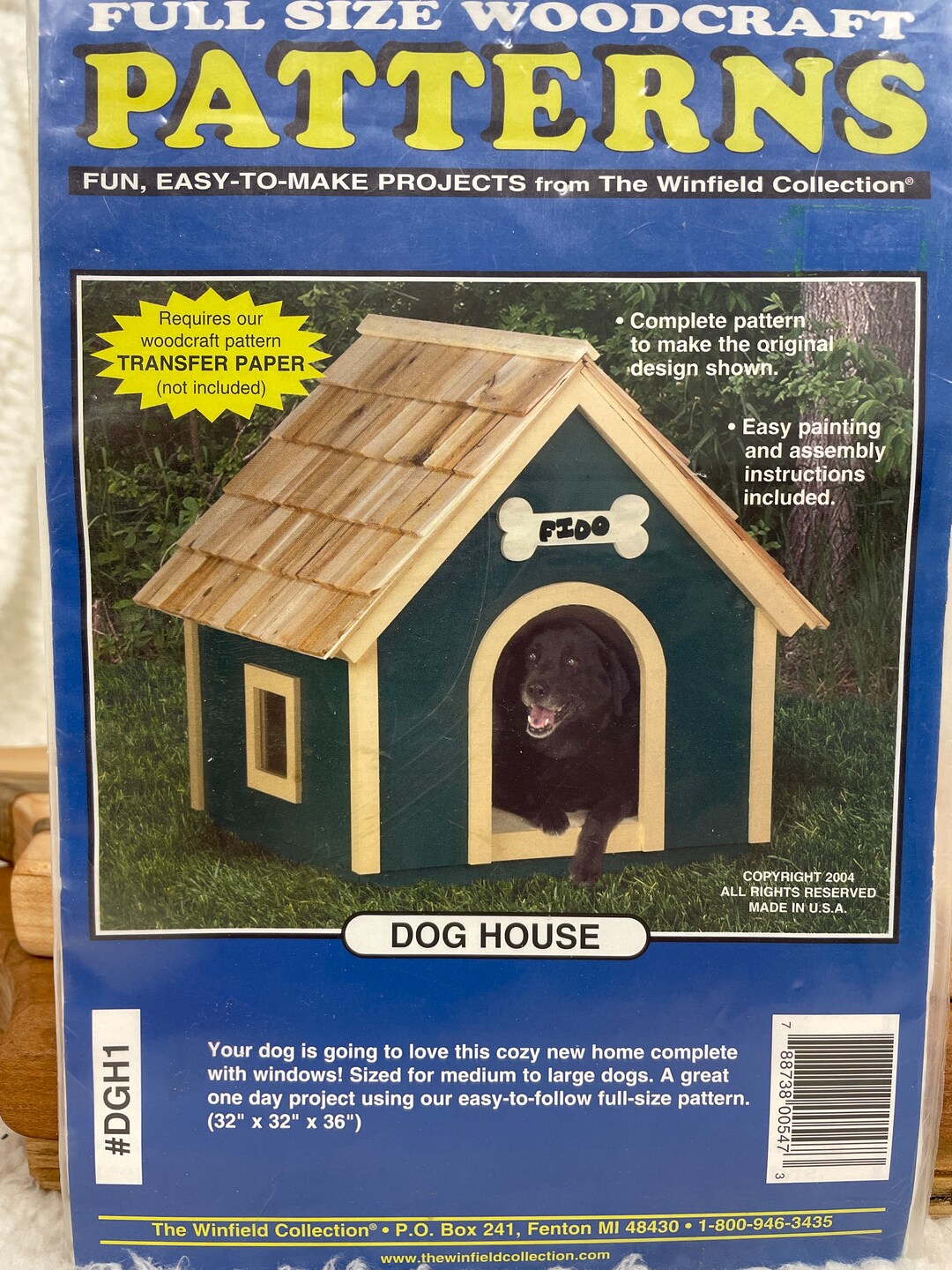 Doghouse Woodcraft Pattern: the Winfield Collection (full Size) - Etsy