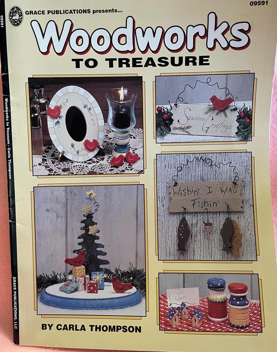 Vintage Tole Painting Book by Carla Thompson: Woodworks to Treasure