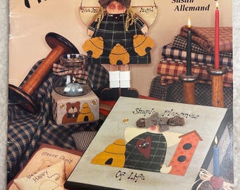 Pike Creek Primitives paint book by Susan Allemand, Vintage