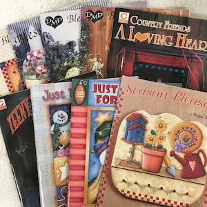 Buyer&#39;s Choice, Vintage but New Tole Painting Books by Various Artists, Folk Art Book, Painting, Decorative Painting, How to Book, Patterns