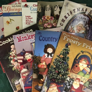 Buyer&#39;s Choice, Vintage but New Tole Painting Books by Various Artists, Folk Art Book, Painting, Decorative Painting, How to Book, Patterns