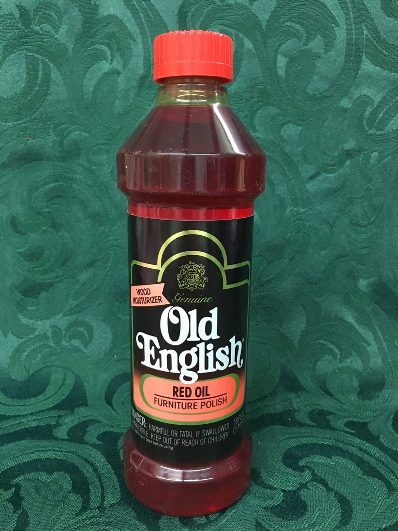 Vintage but New Genuine Old English Red Oil Furniture Polish Etsy