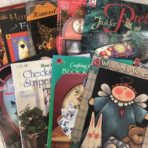 Buyer&#39;s Choice, Vintage but New Tole Painting Books by Various Artist, 1995-2003, Folk Art Book, Painting, Decorative Painting, DIY Painting