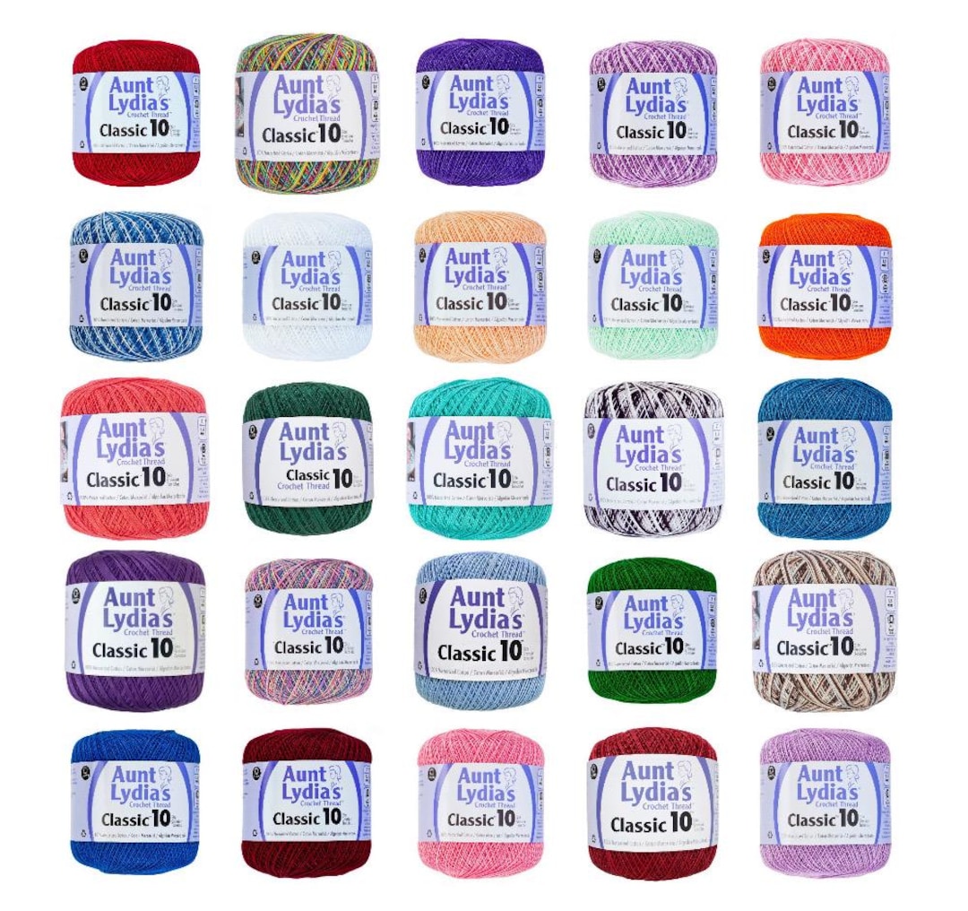 PARAKEET - Aunt Lydia's Classic 10 Crochet Thread. 350yds. Item #154-0451