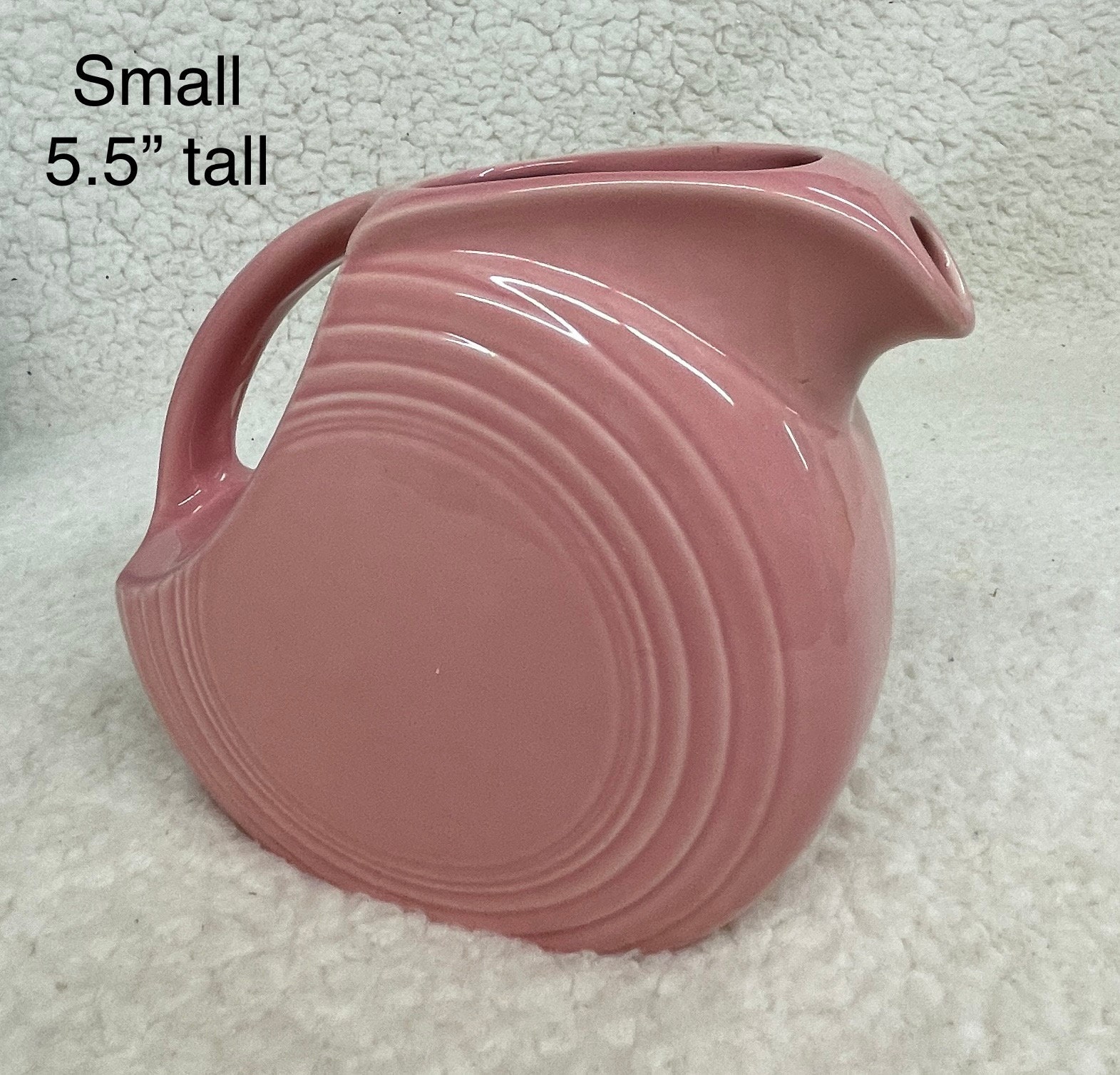 Buyer's Choice, Vintage Fiestaware Disk Pitcher, Purchased in 1980's