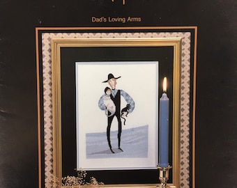 Dad’s Loving Arms Cross Stitch Book: P Buckley Moss, June Grigg Designs