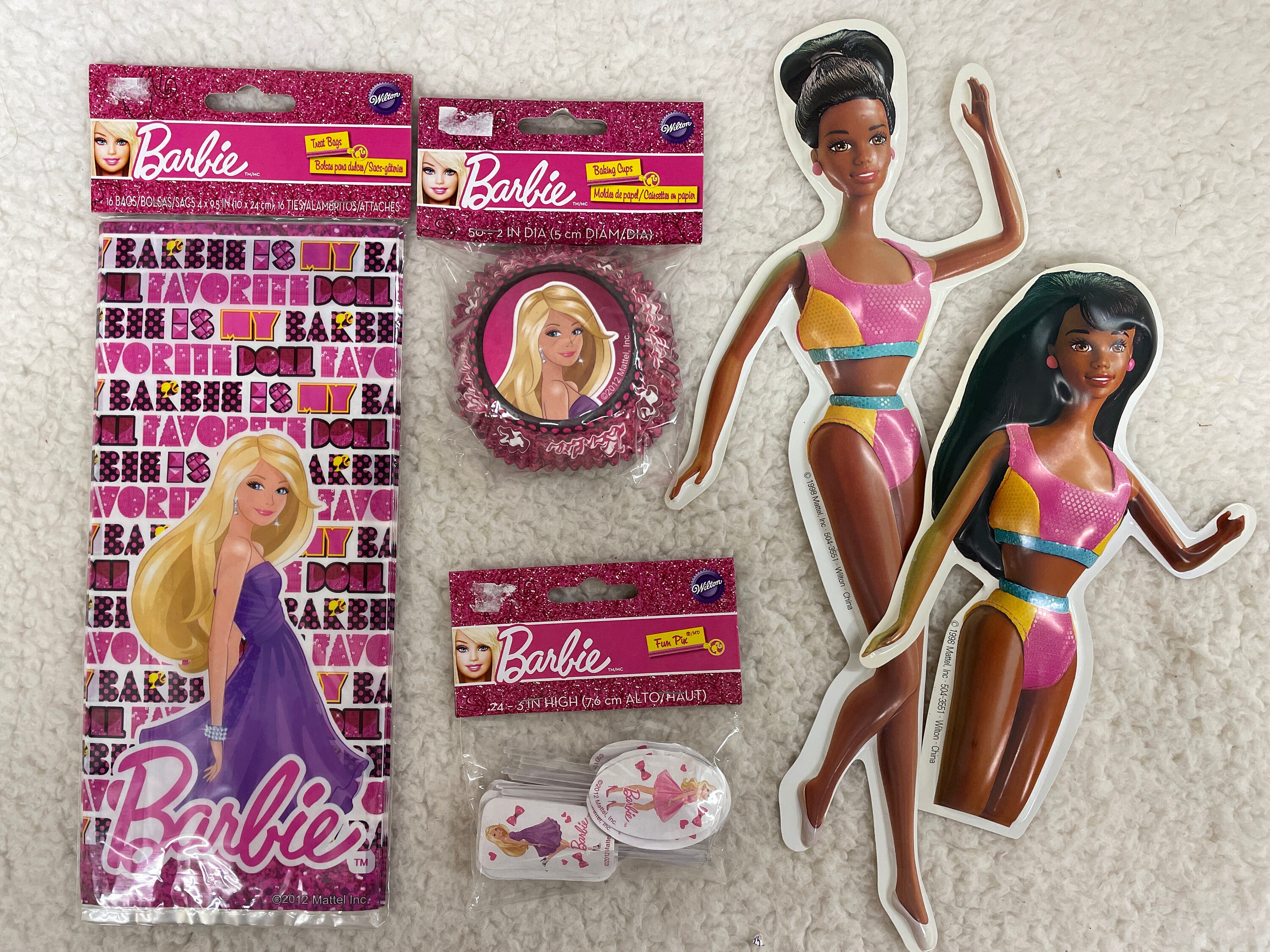 Black Barbie Party Supplies Etsy