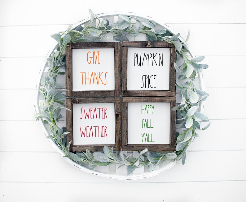 Mini Fall Sign,Fall Decor,Fall Tray Sign,Fall Tray Decor,Pumpkin Spice Sign,Pumpkin Sign,Happy Fall Yall