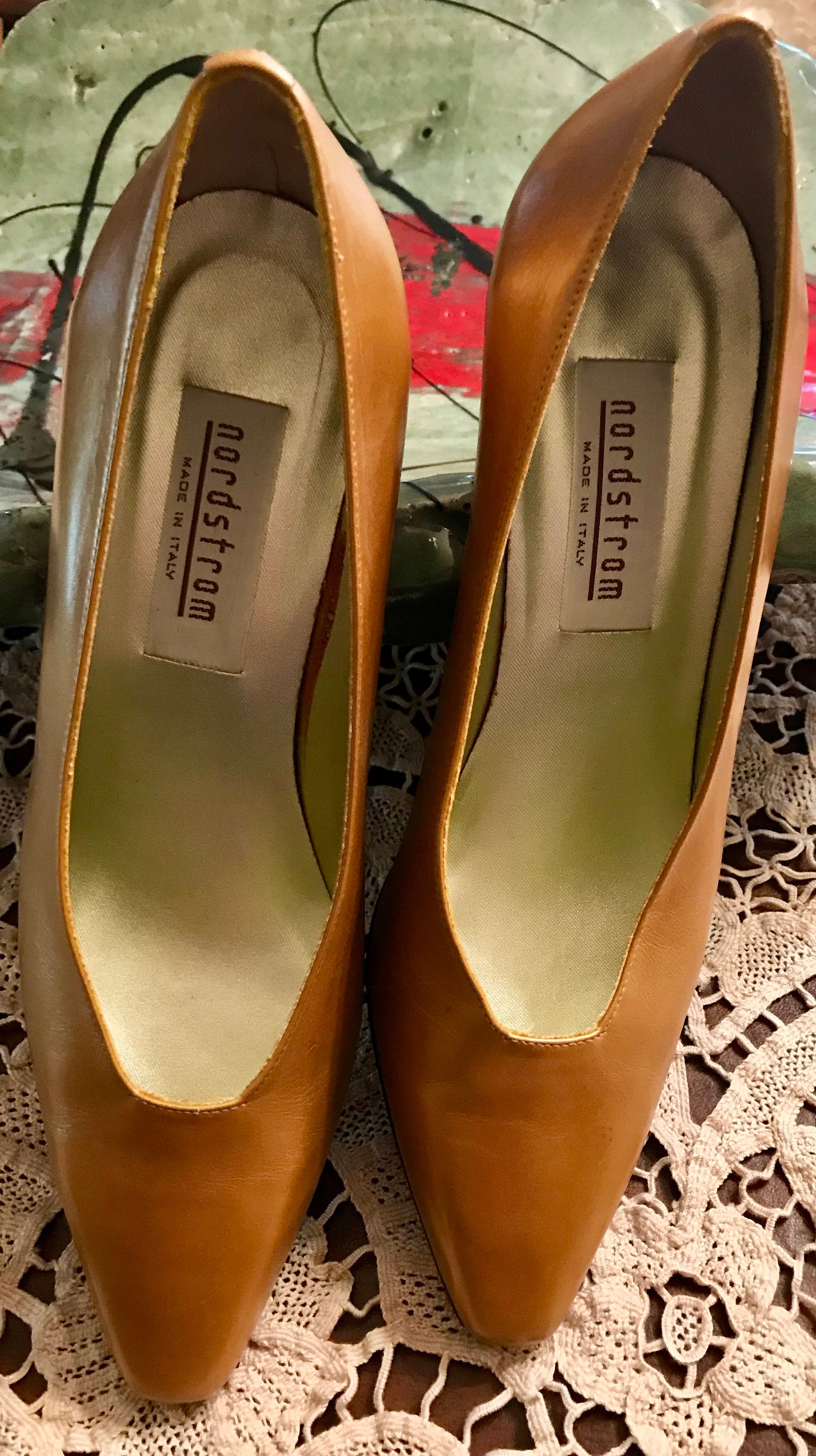all gold heels