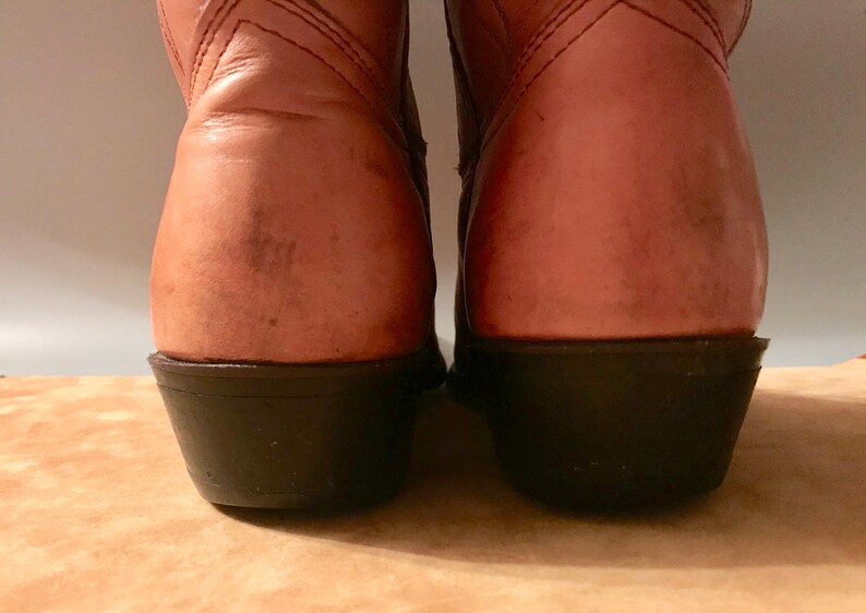 Tan All Leather Western Cowgirl Boots-Size 7M
