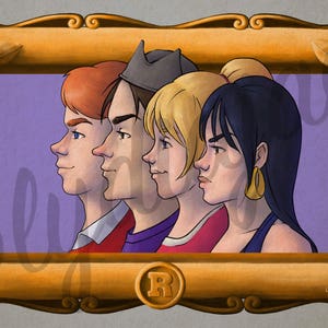 Riverdale High (Profiles art print)