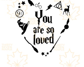 Download Harry potter love svg | Etsy