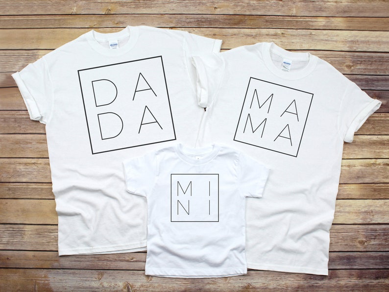Download Mama Dada Mini Family Portrait Photos SVG Square Modern ...
