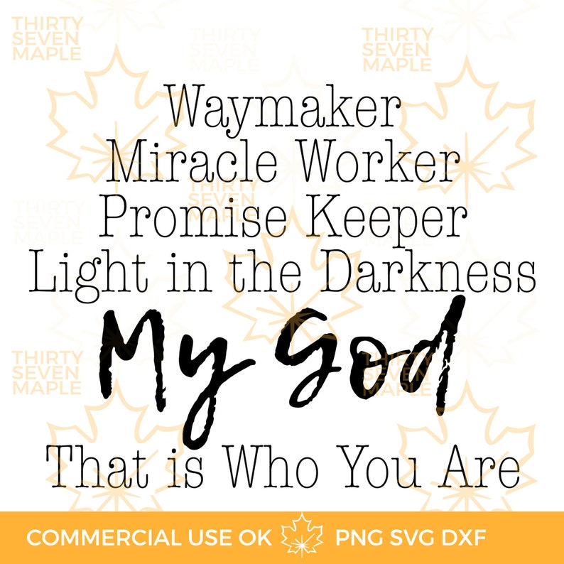Download Waymaker svg Way maker svg waymaker png Easter svg png | Etsy
