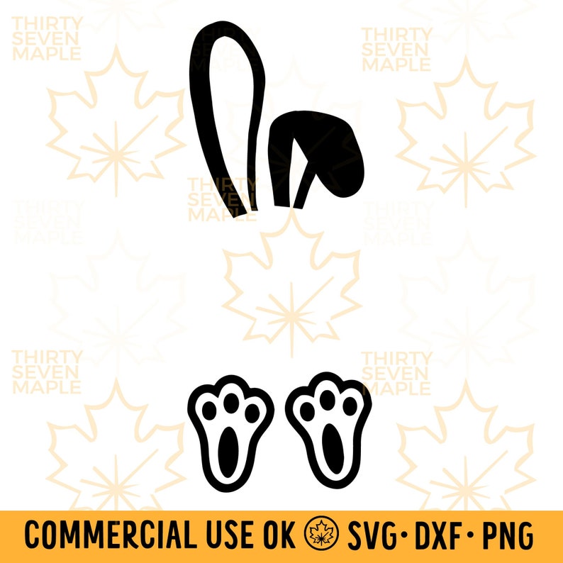 Bunny Ears and Feet Svg Bunny Ears Svg Bunny Feet Svg - Etsy