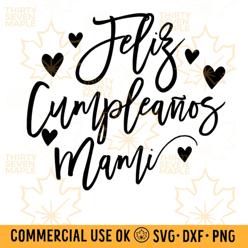 Feliz cumpleanos mami svg feliz cumpleanos svg happy - Etsy España
