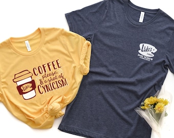 Coffee and a Shot of Cynicism - Diner - Unisex T-Shirt