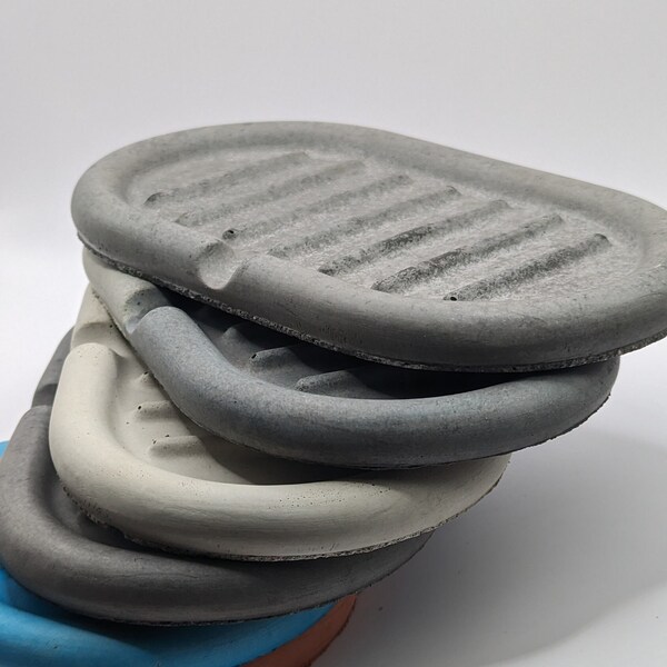 Concrete Soap Dish Etsy