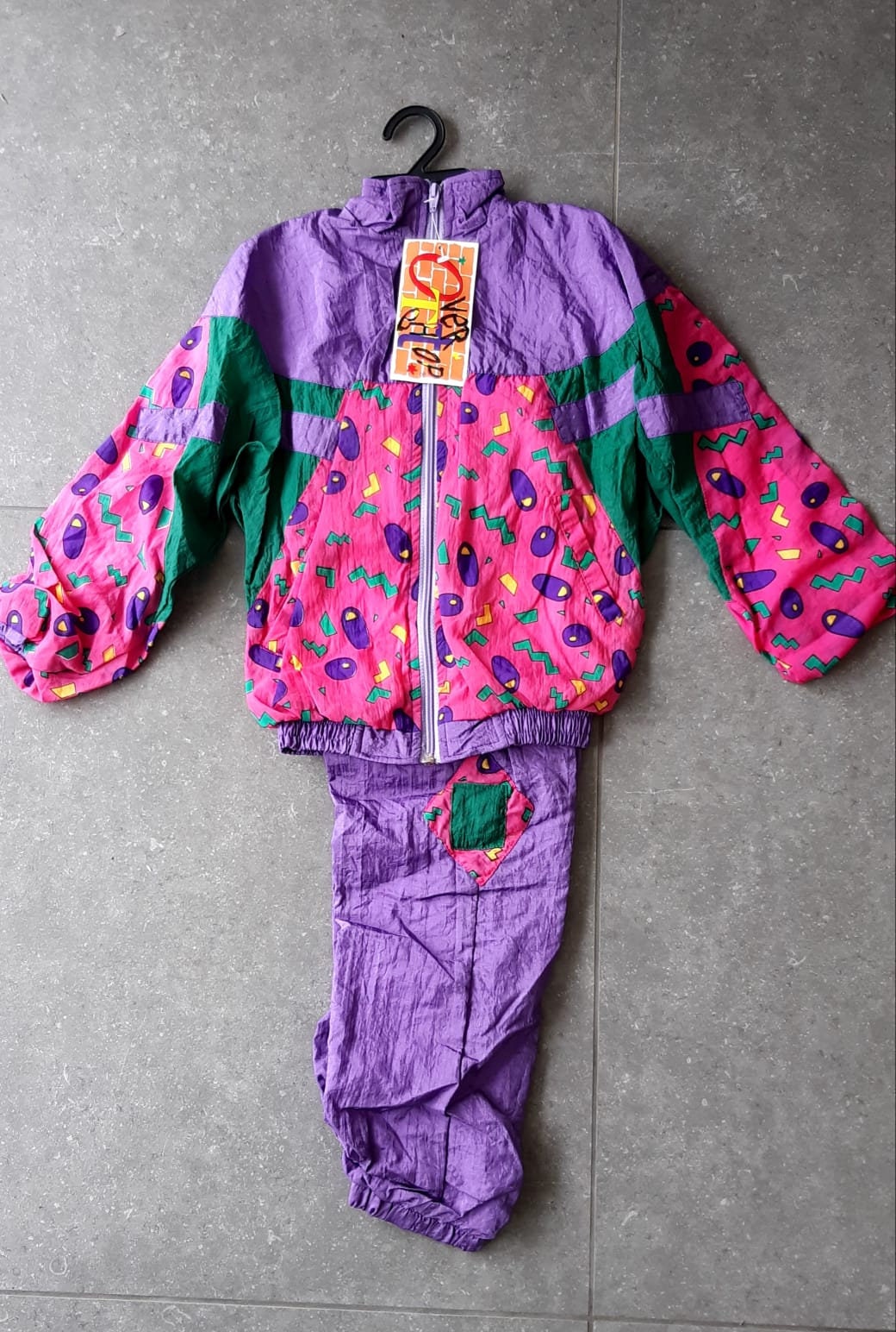 Rompevientos vintage talla chándal 6-7-8-9-10 años ropa infantil de los  años 80 nuevo deadstock ropa de niño niña pantalones chaqueta real vintage  -  España