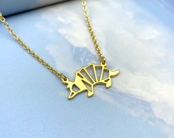 Armadillo necklace, Gold Silver Plated, Origami Animal Jewelry, wildlife texas, animal lover gifts for Women Girls
