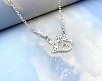 Collana Bradipo Origami: Regalo Animale Calmo E Accogliente - Italia - Foto 8