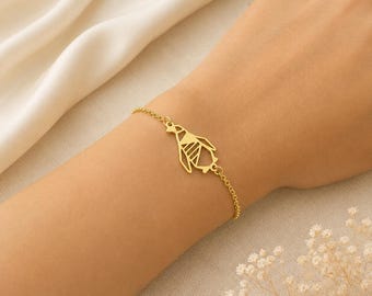 Emperor Penguin Bracelet: Polar Bird Jewelry Gift